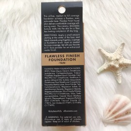 e.l.f. elf studio FLAWLESS FINISH Foundation .68 oz Oil-free #83113N - TAN nib