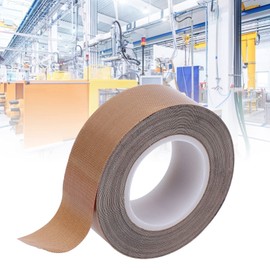 Cinta Adhesiva De Sellado PTFE Teflón Experimento Científico Alta Temperatura, Baja Fricción, Aislamiento Antienvejecimiento Para Máquinas, Sello En Rollo 10m (Espesor 0,25*Ancho
