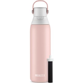 Brita Stainless Steel Filtered Water Bottle 20 oz BPA Free Insulated Design
