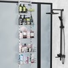 Orimade Over The Door Shower Caddy Adjustable 5 Tier Silver