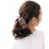 VINGTAINE H7158-MOC- Volume, Ribbon, Hair Rubber, Basic Pony, Daily Office,