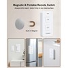 TREEWELL Remote Control Outlet with Portable Magnetic Switch, 200FT Long