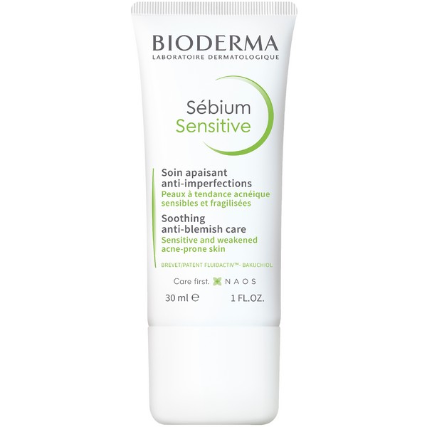 Bioderma Sebium Sensitive Soothing Anti-Blemish Care Moisturiser 30ml