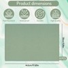JarThenaAMCS 6Pcs Sage Green Placemats Heat Resistant Waterproof Linen Table
