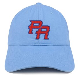 Trendy Apparel Shop Puerto Rico PR - Gorra bordada suave 100% algodón cepillado, Azul Carolina, Talla única