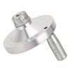 Hand Wheel Crank Handwheel Aluminum Alloy 0‑1mm Scale 80mm Diameter