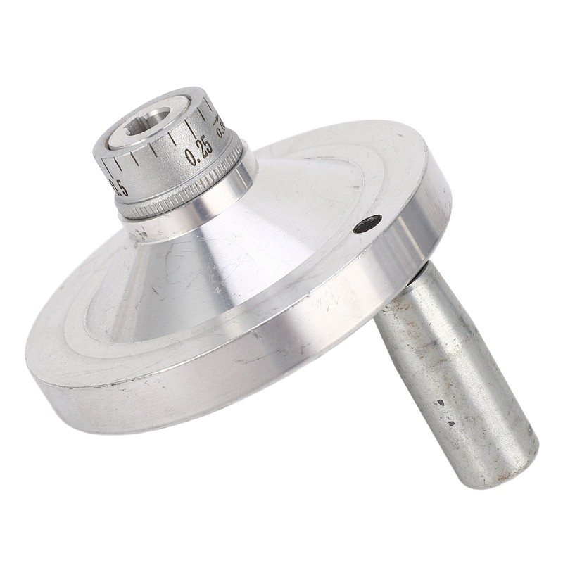 Hand Wheel Crank Handwheel Aluminum Alloy 0‑1mm Scale 80mm Diameter