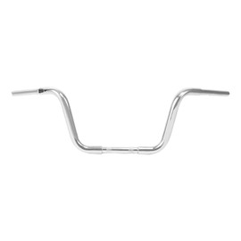 TCT-MT Chrome 10" Rise 1-1/4" Hanger Bar Handlebar Fits for Harley Davidson Sportster XL