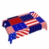 Walmsco Tablecloth Flag Star Patchwork Pattern Decor For Dining Room