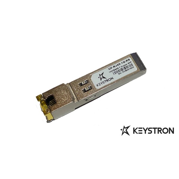 Keystron UF-RJ45-1G Ubiquiti Compatible 1000Base-T RJ45 Copper SFP TRANSCEIVER