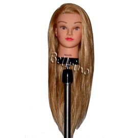 Bellrino 26-28" Cosmetology Mannequin Manikin Training Head with Synthentic Fiber NATALIE