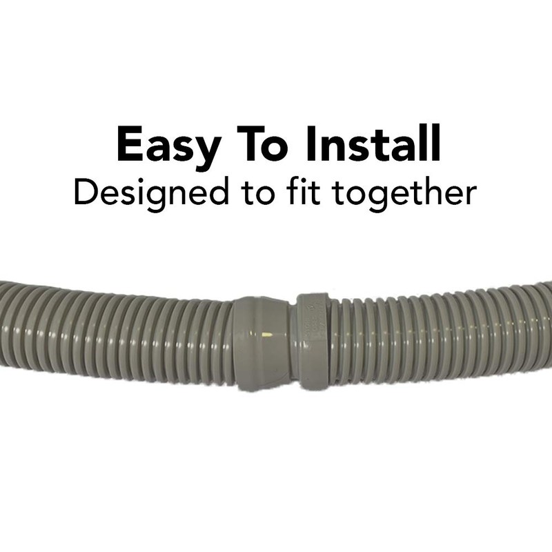 Puri Tech 3 Pack Universal Swimming Pool Cleaner Suction Hose
