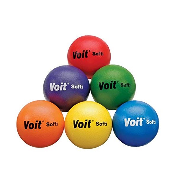 Soft-Low Bounce Tuff Balls 6-1/4-Inch, Pack of 6