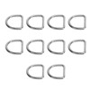 10pcs 316 Stainless Steel D Ring Semi Circular Welded D
