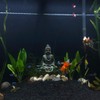 SLOCME Aquarium Buddha Statue Decorations - Aquarium Decor Ornament Fish