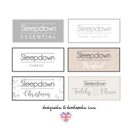 Sleepdown Caprice Printed Bryony Pillowcase Pair 100% Polyester.