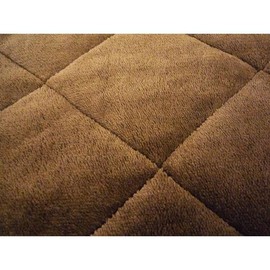 High Type/Dining Kotatsu Futon, Rectangular 5.9 x 3.5 inches (150 x 90 cm), For Kotatsu Laurel Dark Brown Color Solid 150, Thin Comforter for High Legs