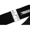 BlackButterfly Classic Retro Waist Belt, Wide and Stretchy Elastic -