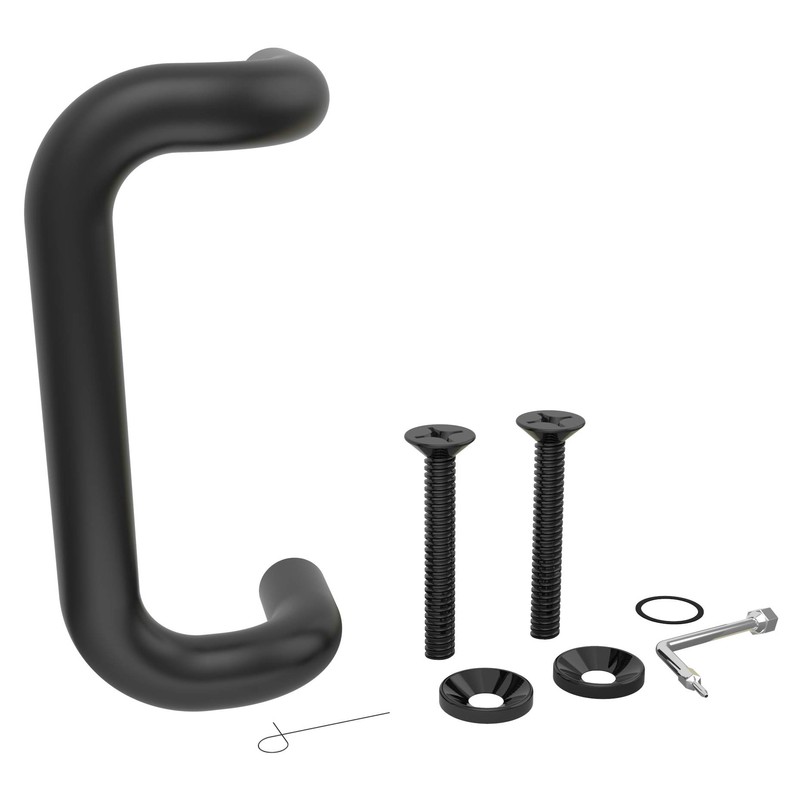 CRL M174810B 8" Oil Rubbed Bronze Solid Offset Pull Handle