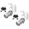 BOZXYE 2 Pack Tool Box Lock, Mailbox Lock, 1-1/8" Cabinet