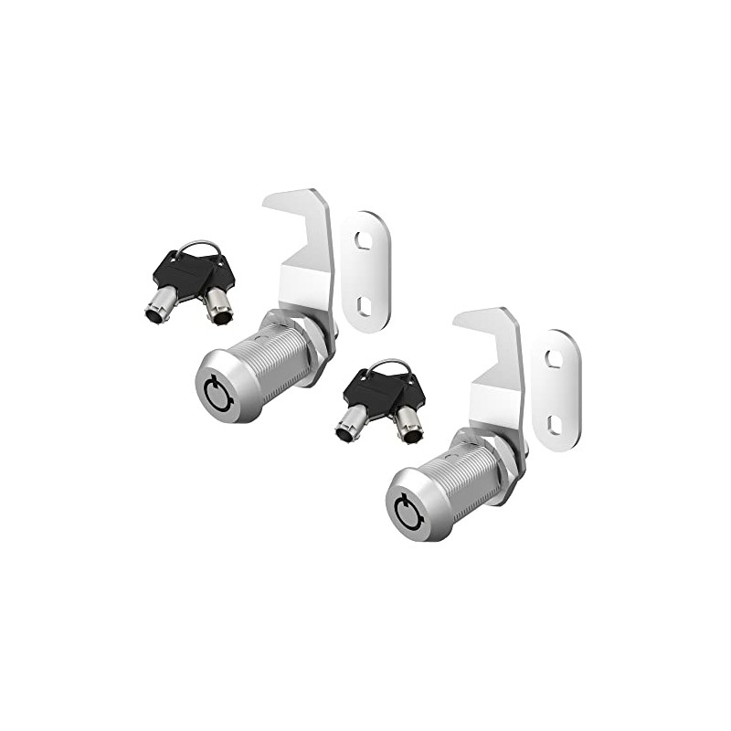 BOZXYE 2 Pack Tool Box Lock, Mailbox Lock, 1-1/8" Cabinet
