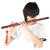 Chinese Bamboo Flute,C Key Dizi Traditional Handmade Bitter Bamboo Flute