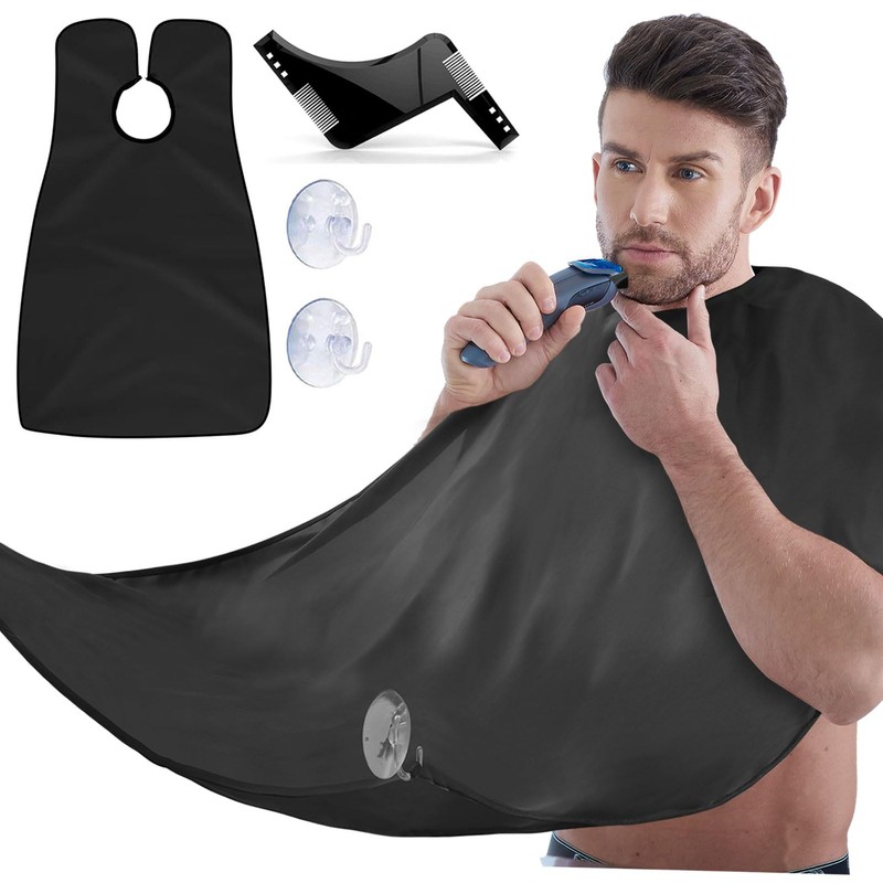 MODY RODY Beard Apron with Suction Cups & Beard Brush