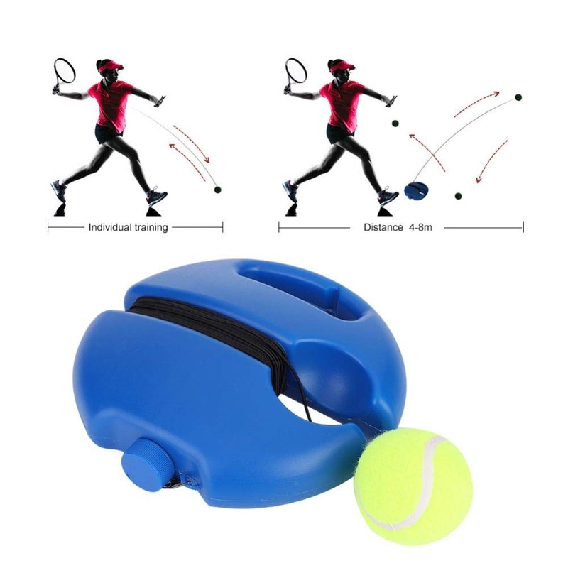 Tennis Trainer, Self-Study Tennis Base Trainer Baseboard Rebound Ball Training