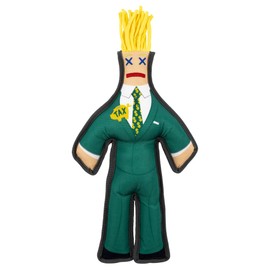 Dammit Doll Squeaky Dog Chew Toy - The Tax Man - Funny Doorstep Intruders for Pets Who Protect The Yard - Durable Ballistic Nylon Piping, Soft & Barkably Satisfying