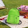 NATURAL STYLE Waterproof Drawstring Bag, Lightweight String Backpack with Water