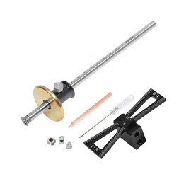 YOSELIN Dovetail Jig Wheel Marking Gauge Tool Set, 1 Bearing Wheel Cutter for Soft Wood, 1 Locked Wheel Cutter for Hardwood,1 Screwdriver,1 Woodworking Pencil,Inch & MM Scale Imperial Ruler. (Grey)