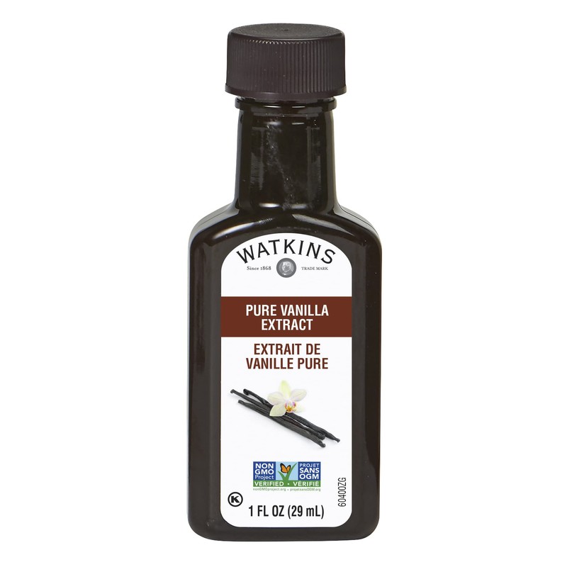 Watkins Pure Vanilla Extract, with Madagascar Vanilla Beans, Non-GMO, Kosher,