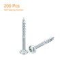 sourcing map #8x1-1/2" Pocket Hole Screws, 200pcs Square Drive Self