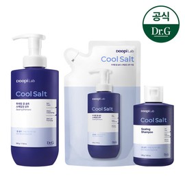 Dr. G Scalp Lab Cool Salt Scaling Shampoo 500g + Refill 500g + Bonus 100g Gift Set