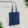 HiFEN® Premium Plain Natural Cotton Shopping Tote Bag Eco Friendly