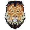 1 pieza bordado de lobo tigre Leolpard koala lobo perro