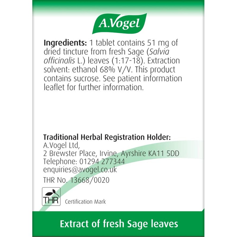 A.Vogel Menoforce Sage Tablets (30 tablets)