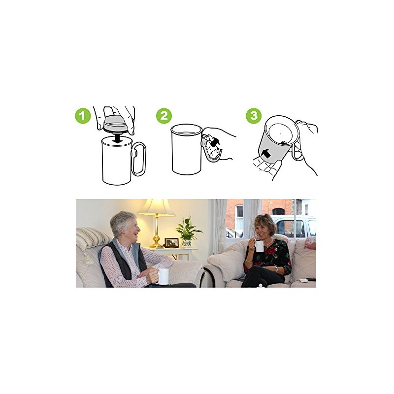 NRS Healthcare NRS Healthcare Hand Steady Mug with Easy Drinking