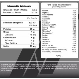 Proteína Meta Nutrition Full Protein – 10 Lbs, 129 Porciones – Sabor Cookies and Cream