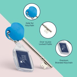 Triple Pack Radar Blue Badge Co Genuine & Offical NKS Radar Key for Disabled Toilets, Accessible Loos in The UK, Easy Turn Access Key, Ideal for Disabled Blue Badge Holders