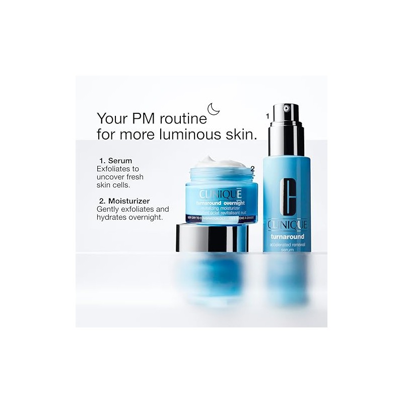 Clinique Turnaround Overnight Revitalizing Moisturizer Face Cream | Hydrating +