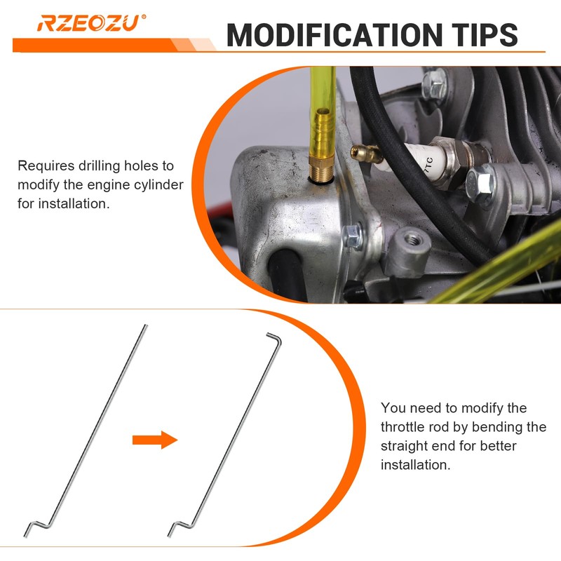 RZEOZU 212cc Mounting Top Throttle Plate for Predator 212 224cc