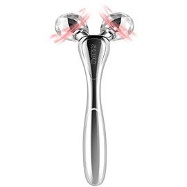 SZMDLX 3D roller facial massager, V-shaped facial roller massager, the best facial care tool, can effectively massage the face, improve facial contours, skin tone, reduce fine lines and wrinkles,