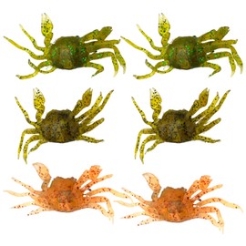TIGRE BLANC Crab, Worm, Crab, Octopus Fishing, Soft Worm, Chinu, Pheasant, Octopus, Egi, Red Snapper, Sea Fishing, Boat, Fishing, Bait, 3 Colors, Soft Lure Set of 2