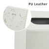 Hand Towels Box Cover,PU Leather Wall-Mounted Tissue Box Cover Holder