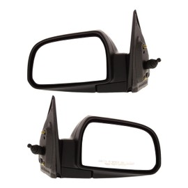 Garage-Pro Driver & Passenger Side Manual Lever Control Non-Heated Mirrors for Hyundai Tucson 2005-2009 Textured