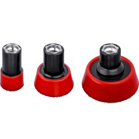 Wolfride Polisher Sander Pad, Polishing Buff Sanding Pad, 1.2 inches (30 mm), 2.0 inches (50 mm), 3.0 inches (75 mm), Magic Pad, Car Polishing, Glossy Output, Polishing Pad, Intermediate Cushion Pad, Disc Grinder, Professional Electric Tool Parts, Set of 3