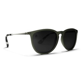 Blenders Eyewear North Park – Polarized Sunglasses – Classic Shape, Mixed Metal Frame – 100% UV Protection – For Men and Women – Olive U