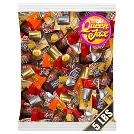 Assorted Chocolate Candy Variety Pack - 5 Lb Bulk Candies Chocolate Mix - Bulk Mini Chocolates Candy Bars Individually Wrapped Candies