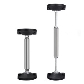 ZH-ZHENGHENG 2 Piece Sink Bracket, Adjustable Support Sink Legs Undermount Sink Support Bar Stainless Steel Bracket Kitchen Sink Repair System